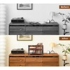 Y&M Vinyl Record Storage Crate, Wooden Storage Box, Classic Cube