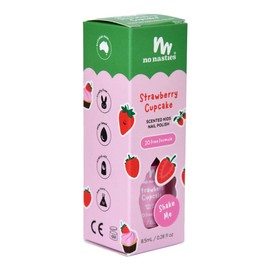 No Nasties Kids Scented Nail Polish - Strawberry Cupcake, Pastel Pink 8.5ml