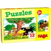 HABA - Puzzles The Fruit Raven Teo Children's Puzzles, Multicoloured
