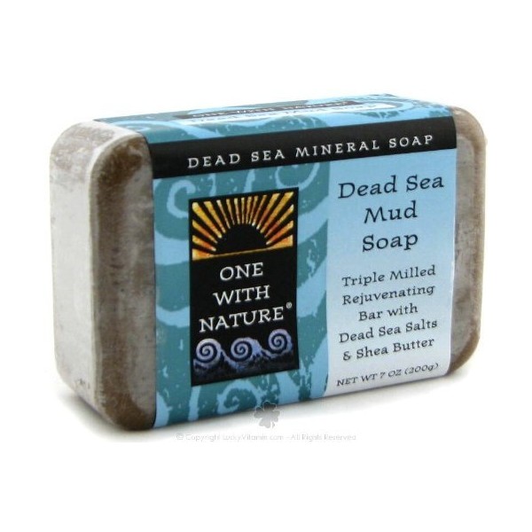 One With Nature Soap Dead Sea Mud 7 oz ( Multi-Pack)