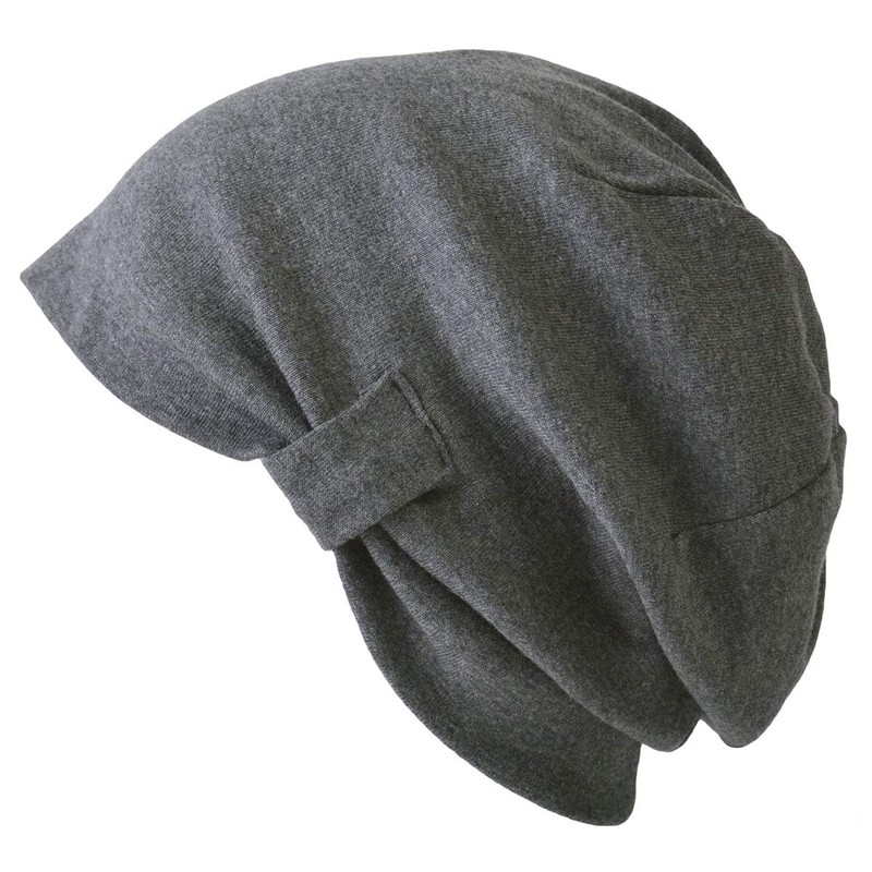 CHARM Gorro holgado de algodón orgánico para mujer, suave, para
