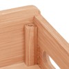 Relaxdays Bamboo Docking Station, Desk Phone Stand for 6 Devices,