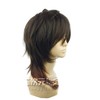Cosplay Wigs Mixture Dark Brown guradyie-syon Semi Long Medium Men's