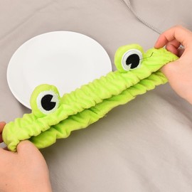 Frog Spa Headband for Women Girls Frog Eyes Headband for Washing Face Makeup Headbands for Girls Wide Skincare Headbands for Her Wide Elastic Hair Bands for Women Hair Accessories