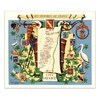 Vintage French Wine Map Poster - Vins d'Alsace - Les