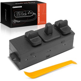 A-Premium Power Seat Adjuster Switch Compatible with Jeep Grand Cherokee, Cherokee & Dodge Ram 1500 2500 3500 Van, Durango, B1500, B2500, B3500, Spirit & Plymouth Acclaim, Front Left Driver Side