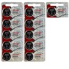 CR2032 Maxell 3 Volt Lithium Watch Batteries (11 Batteries)
