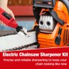 Threlaco Portable Electric Chainsaw Sharpener Kit with Chain Saw Sharpener