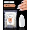 By Vixi 600 MEDIUM ALMOND NAILS, FREE GLUE AND PREPARATION