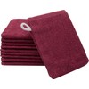 ZOLLNER 10er Set Waschhandschuhe in 16x21 cm - saugstarke und