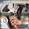 VOHESEA Speichenspannungsmesser: Fahrradspeichen Tension Meter Kalibrierwerkzeug, Aluminiumlegierung Fahrrad Speichenspanner Einstellwerkzeug
