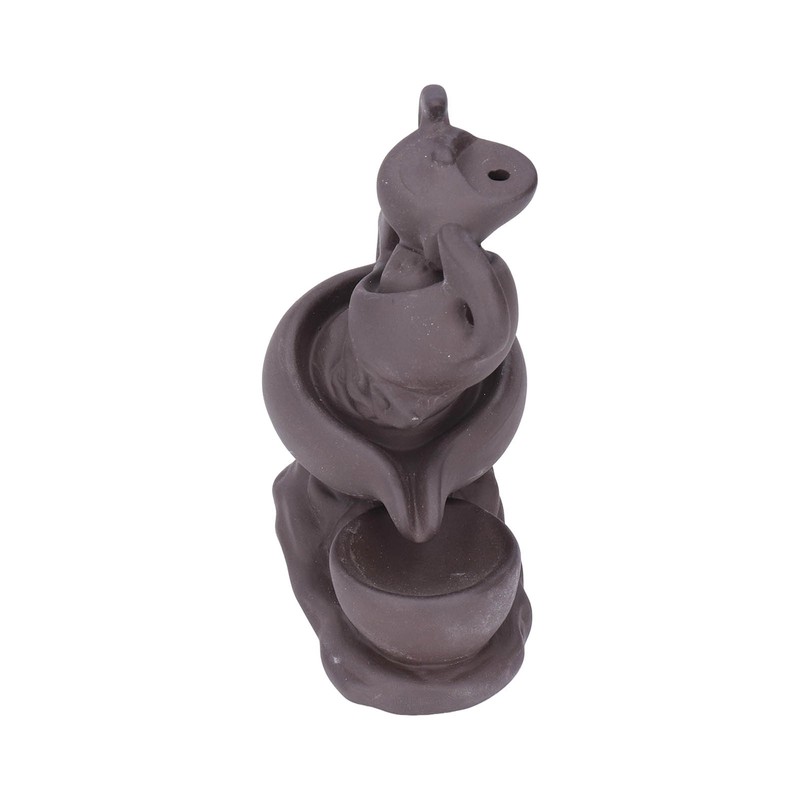 Insence Waterwall Antique Purple Sand Auspicious Cloud Teapot Backflow Sandalwood