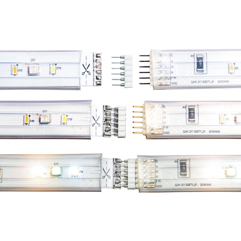 Litcessory 6-Pin to Cut-End Connector Compatible with Nanoleaf Essentials Lightstrips