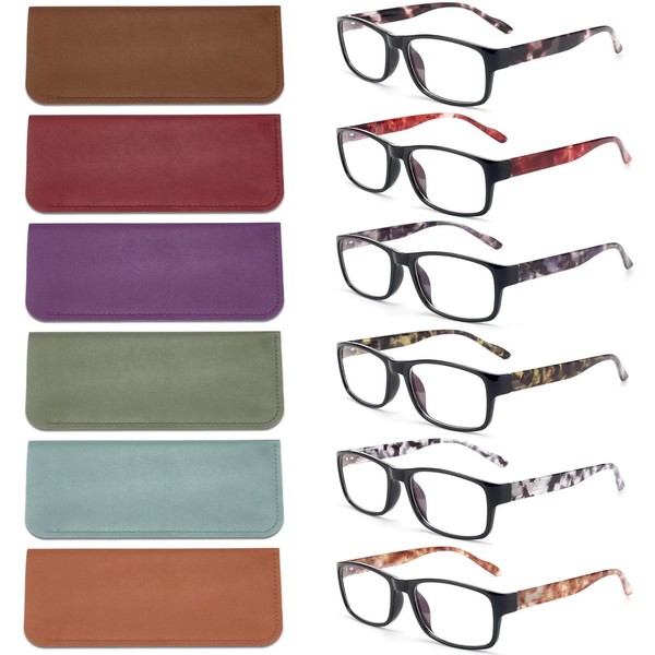 BLS BLUES Reading Glasses for Women/Men Blue Light Blocking, Computer