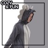 NEWCOSPLAY Unisex Adult Triceratops Onesie Pajamas Animal One Piece Costume