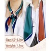 Clysoru Silk Neck Scarf Printed Scarves Head Women'S Fashion Oblique