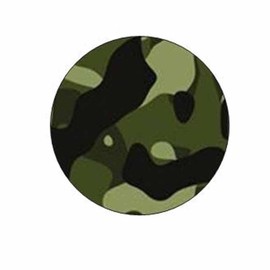 Camouflage Print Stickers - Gift Bag or Envelopes Seals - Camo Theme Stationery Design - Party Favor Supplies - Set of 24