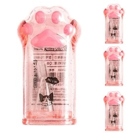 4Pcs Pink Cute Cat Paw Pencil Sharpener Kawaii School Supplies Student Prize Kids Gift Kawaii Pencil Sharpener Cat School Supplies for Kids Girls Cat Lovers Office School Home Pencil Sharpeners