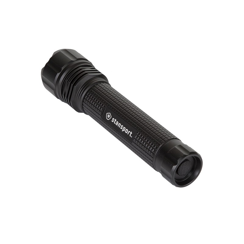 Stansport High-Powered Cree LED Tactical Flashlight, Black, One Size