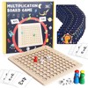 Morofme Wooden Montessori Multiplication Addition 1x1 Math Learning Board Game