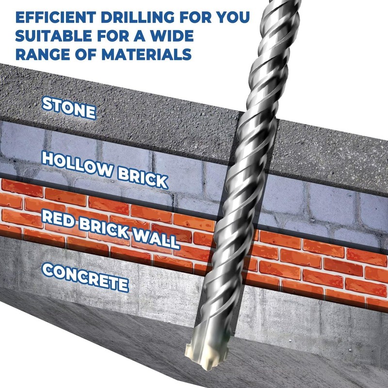 SDS Plus Drill Bit 20 x 260 mm, Professional Concrete