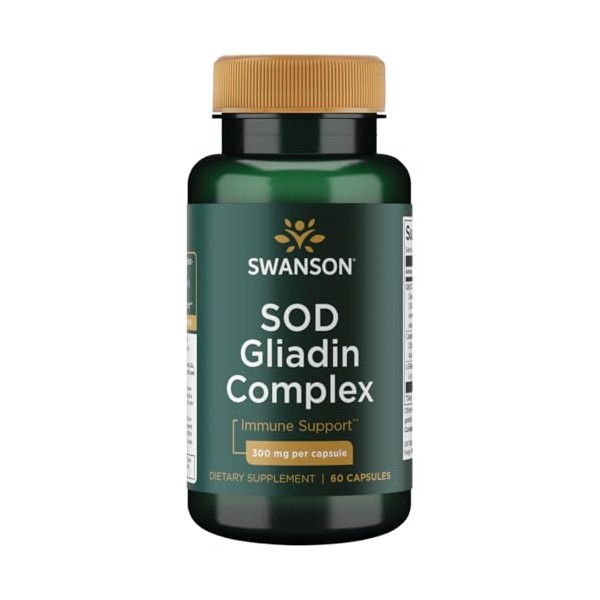 Swanson Swanson Sod Gliadin Complex - Glisodin 60 Capsules