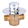 GOLDMAN SERVICE Chrome Plated Timed Short Water Spout Tap Water