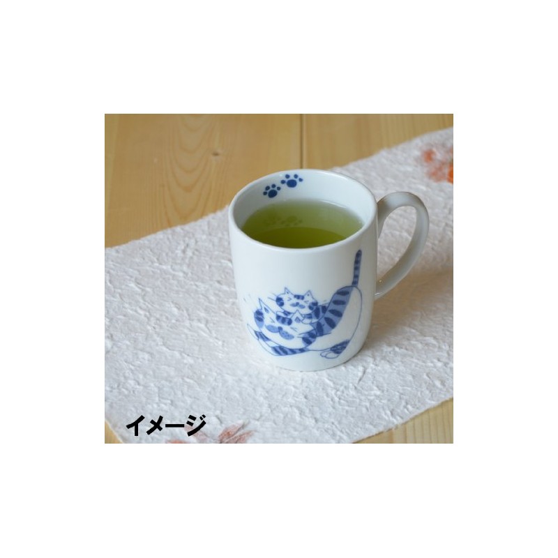 東洋セラミックス 波佐見焼 ねこのマグカップ 背伸びびねこ Y042-1