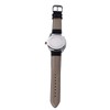 Men Quartz Watch Double Calendar Accurate Time PU Leather Strap