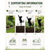 Metal Cat Garden Stakes for Outdoor Decor – Cute Cat