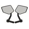 Bar End Bike Mirror Handlebar Mount Rearview 360 Degree Rotatable