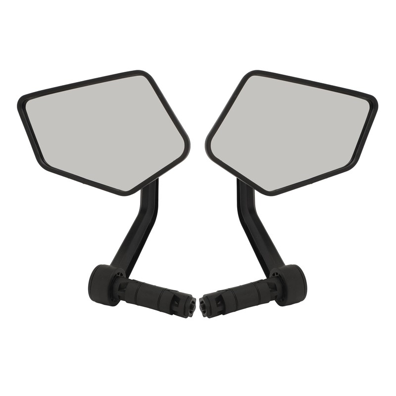 Bar End Bike Mirror Handlebar Mount Rearview 360 Degree Rotatable