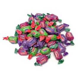 Bubble Dubble - Delicious Assorted Flavor Wrapped Bubble Gum 1.3 lbs Apple Watermelon Grape Bulk Candy (3, Pounds)