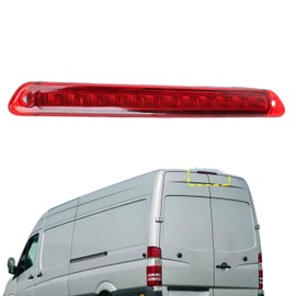 MKAREPART 3rd Centre High Level LED Rear Brake Stop Light Lamp Third Brake Light Compatible with Mercedes Sprinter 06-17 VW Crafter 06-19 2E0945097 A9068200456