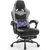 400lbs Big and Tall Fabric Gaming Chair with Massage and