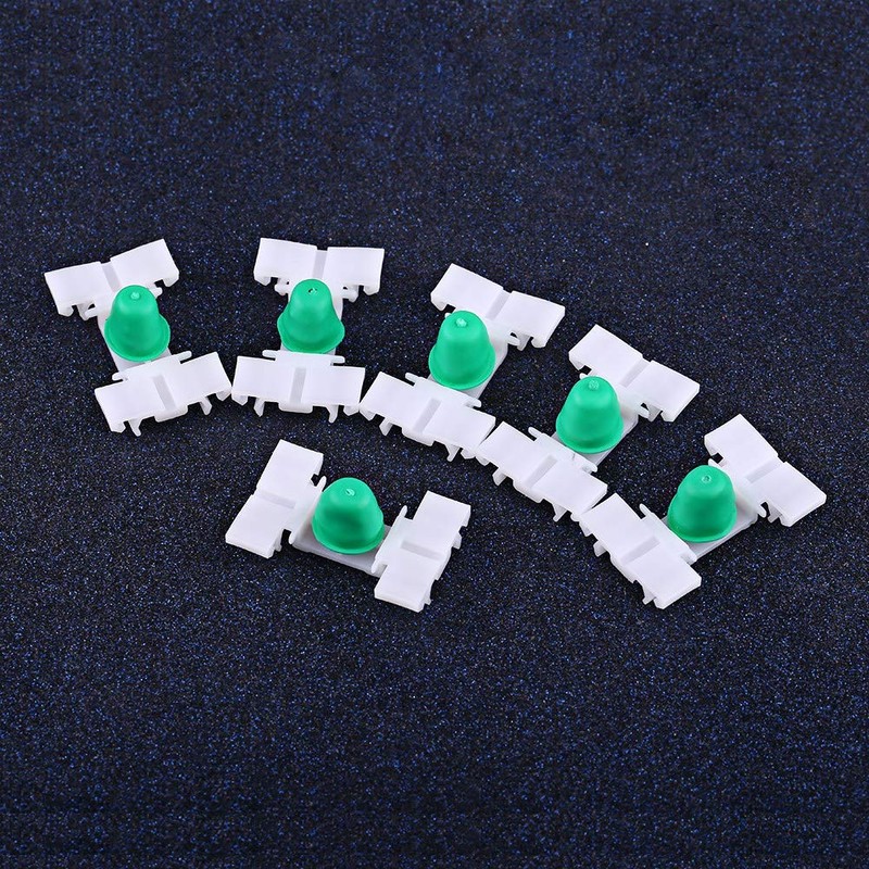 Car Clips, Pack of 50, White, Plastic, Car Strip, Decorative