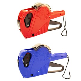 ZZT 2 Pack Price Guns, Red and Blue Pricing Guns with 8 Digits Price Tag, Match with 4000 Labels, Pricing Label Maker for DIY,Supermarket