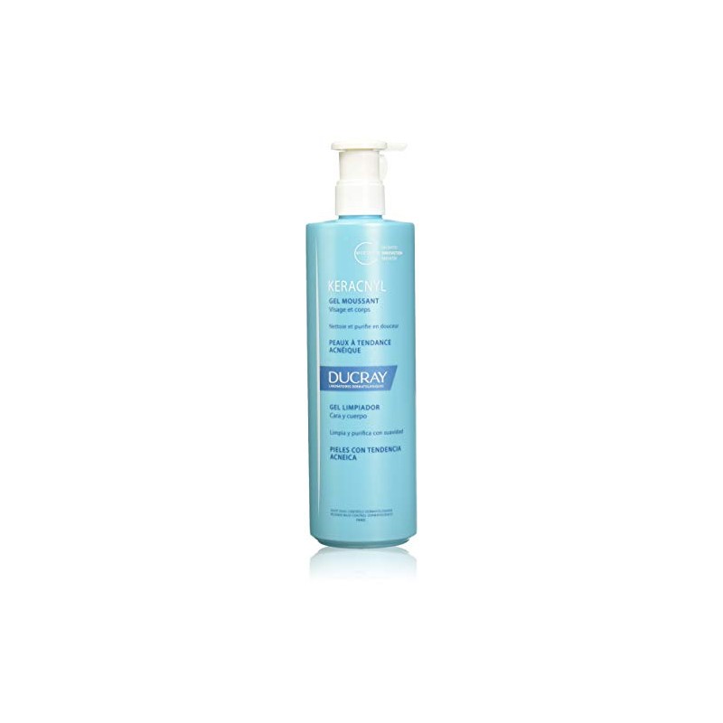 Ducray D-Keracnyl Gel Limpiador Anti-Acne, 400 ml