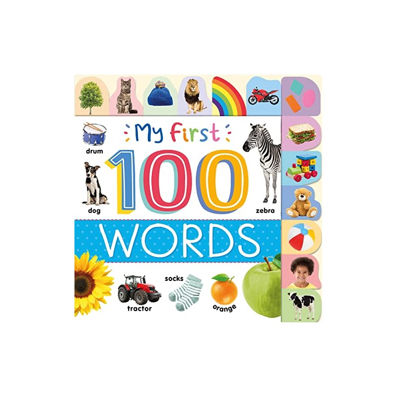 My First 100 Words (Tabbed Board Book)