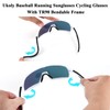 Ukoly Baseball/Running Sunglasses Cycling Glasses For Men Women,Sport Sunglasses HD