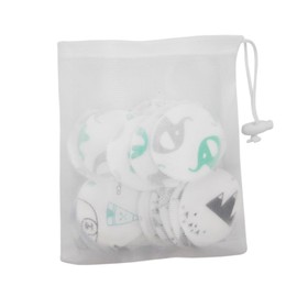 BIUDECO Cotton Makeup Remover Cloths 12 Pack Gentle Face Wash Pads for Makeup Storage