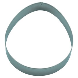 Unbekannt Easter Egg Cookie Cutter, 92 x 75 mm, Stainless Steel, Rustproof, Dishwasher Safe, Pack of 1