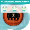 PLLYPE EMS Nackenmassagegerät Elektrisch mit Wärme, Hugterra Massager, Kabelloses Nacken