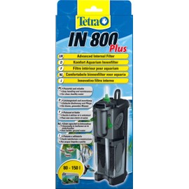 Tetra IN Plus aquarium inner filter - filter for clear, healthy water, easy care, mechanical, biological and chemical filtering, various sizes., Single