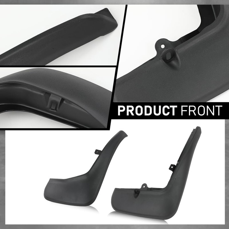 G-PLUS 4PCS Mud Flaps Splash Guards Mudguards Mudflaps with Hardware
