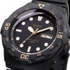 Casio MRW-200 Men's Standard Quartz Watch, Black x Gold MRW-200H-1EV,