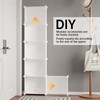 MAGINELS 6-Tier Slim Shoe Storage,Narrow Shoes Rack,Hidden Closet Organizer for