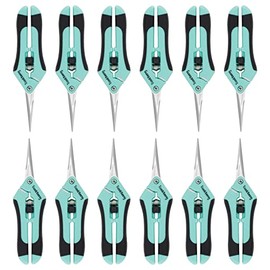 TOOLTENG 1PC Pruning Shears Trimming Scissors, Blades Gardening Hand Pruning Snips, Titanium Coated Precision Bonsai Pruning Shears, Convenient and Efficient Flower Cutters Blue