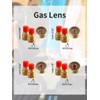 Alffun 58 PCS TIG Welding Torch Kit 040"~1/8" Gas Lens