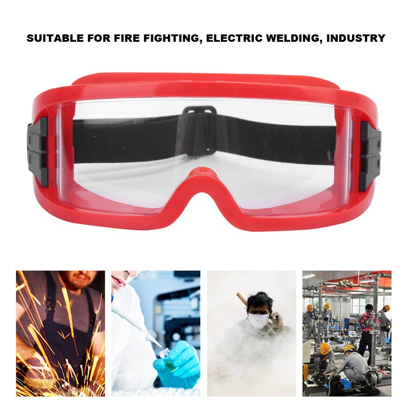Safety Goggle Glasses Full Sealing Scratch Resistant Antiflaming Fireproof Heat
